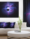 Bright Blue Magical Lights - Extra Large Abstract Canvas Art Print