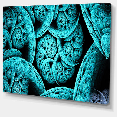 Blue Dramatic Clouds - Extra Large Abstract Canvas Art Print