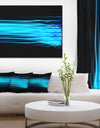 Bright Blue Fractal Waves - Extra Large Abstract Canvas Art Print