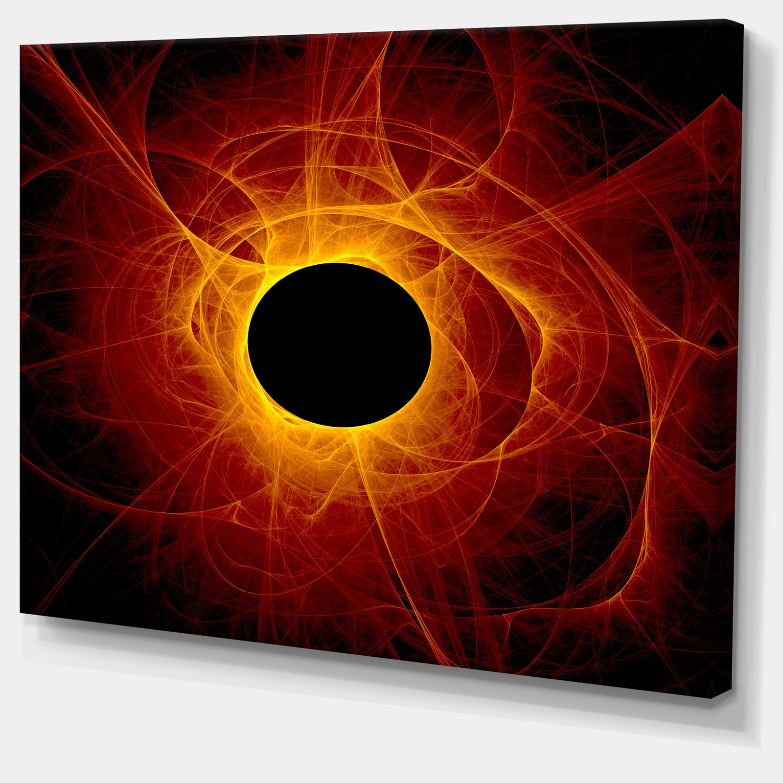 The Eye of God Digital Art - Abstract Wall Art Canvas