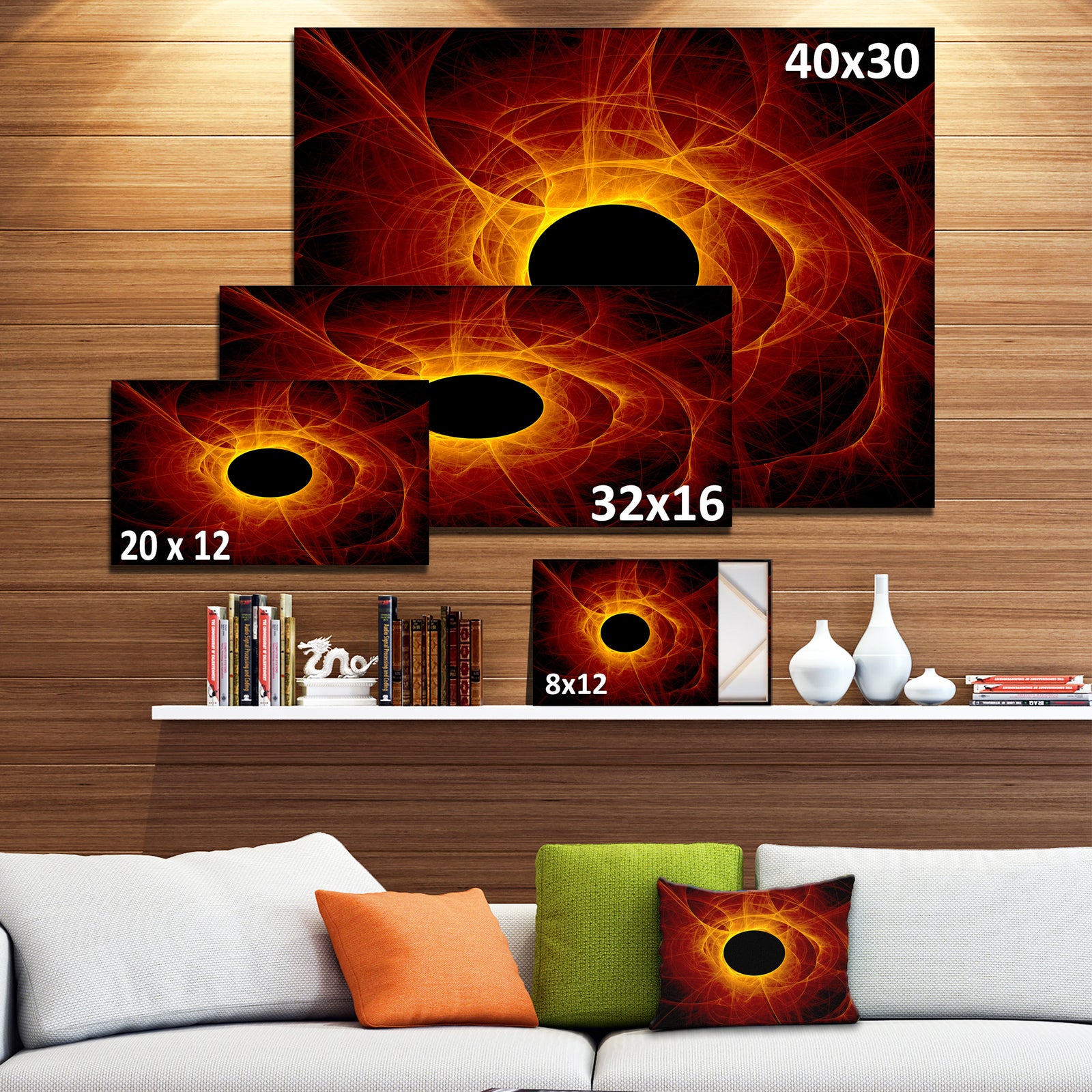 The Eye of God Digital Art - Abstract Wall Art Canvas
