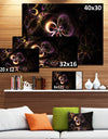 Glowing Small Fractal Flowers - Abstract Wall Art Canvas