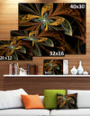 Colorful Fractal Flower Pattern - Abstract Canvas Art Print