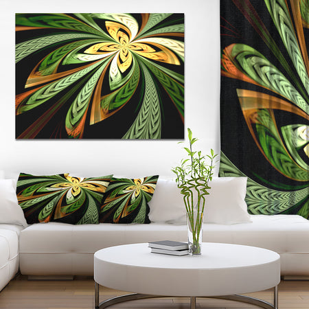 Colorful Fractal Flower Pattern'Extra Large Abstract Print Art