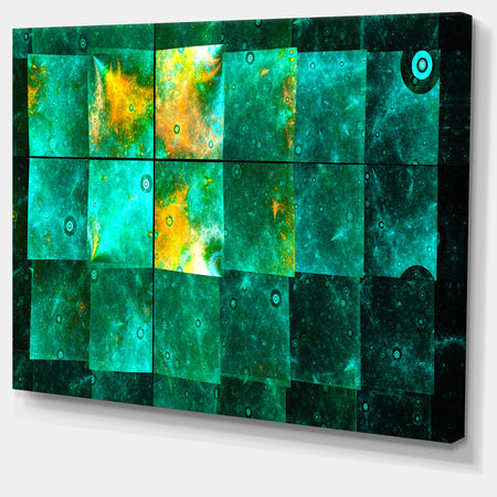 Astrological Space Map'Extra Large Abstract Canvas Art Print