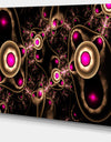 Purple 3D Surreal Abstract Design - Abstract Wall Art on Canvas