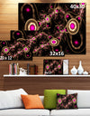 Purple 3D Surreal Abstract Design - Abstract Wall Art on Canvas