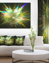 Fractal Explosion of Paint Drops - Abstract Wall Art on Canvas