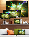 Fractal Explosion of Paint Drops - Abstract Wall Art on Canvas