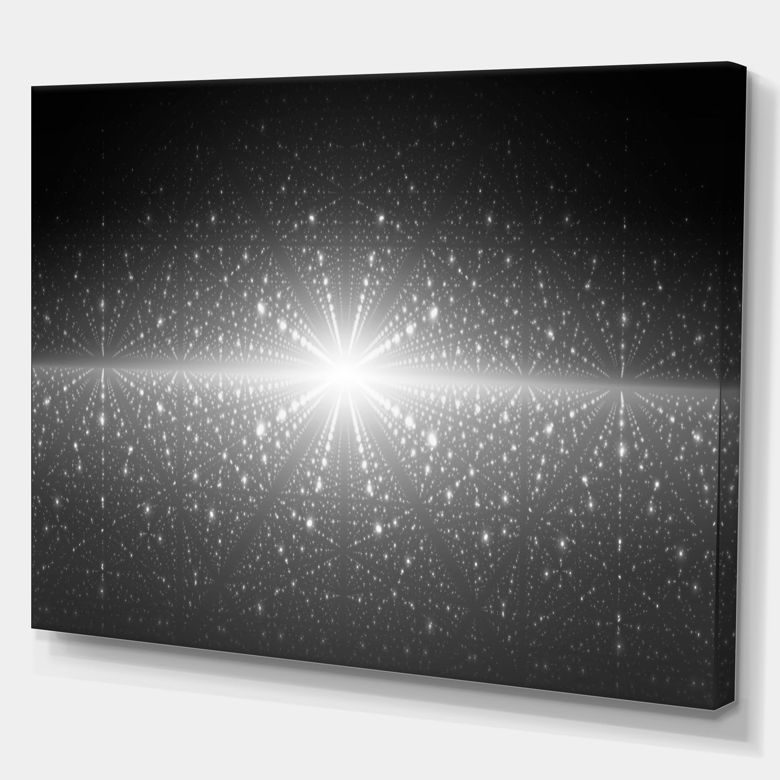 Stardust and Bright Shining Stars'Extra Large Abstract Canvas Art Print