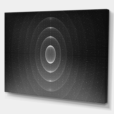 Vector Interstellar Space Background'Extra Large Abstract Canvas Art Print