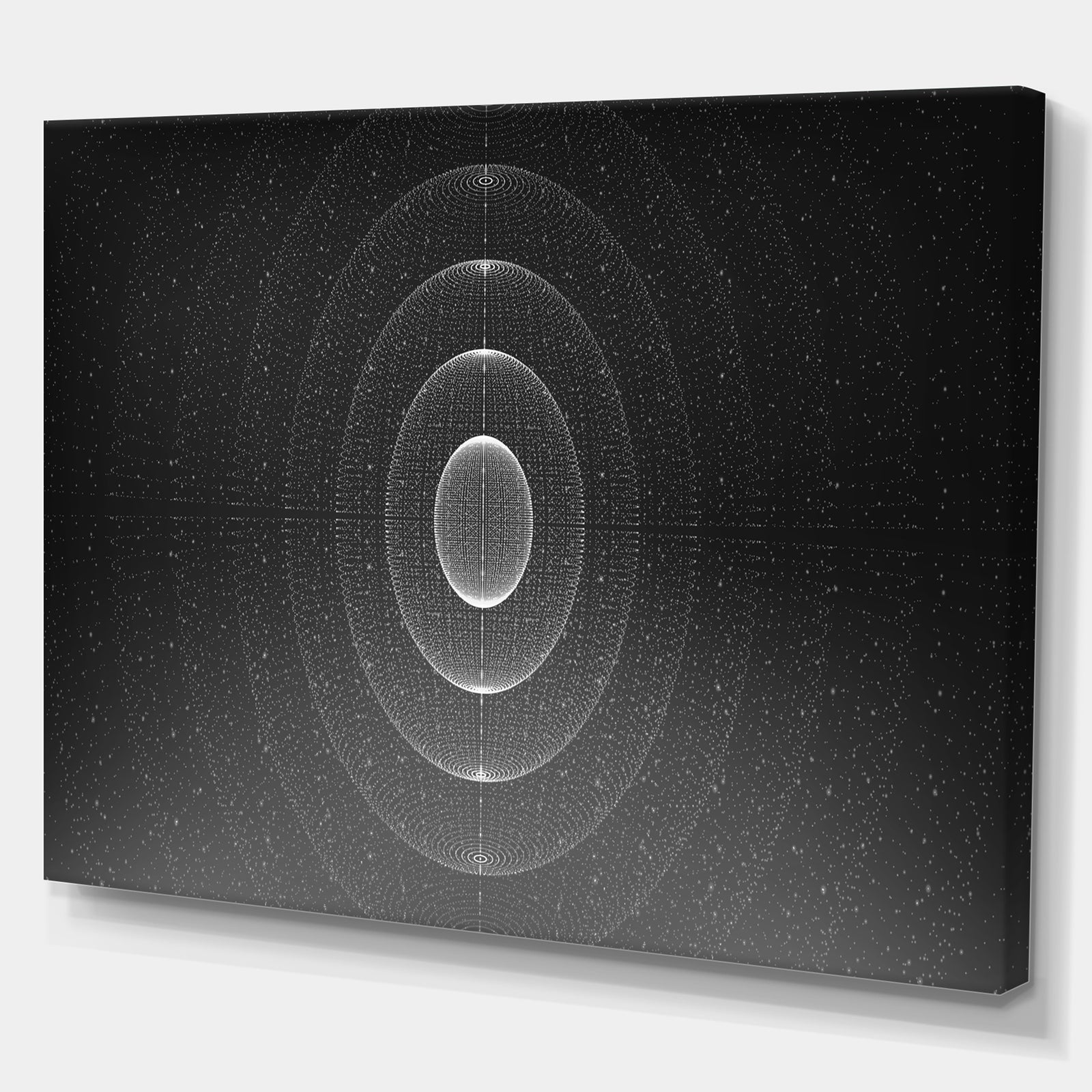 Vector Interstellar Space Background'Extra Large Abstract Canvas Art Print