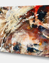 Eye abstract art - Contemporary Painting Print on Wrapped Canvas