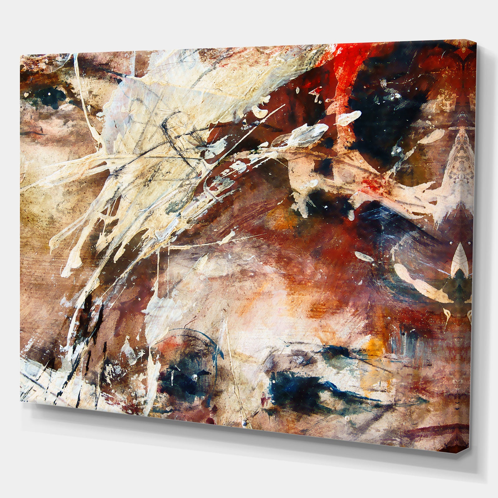 Eye abstract art - Contemporary Painting Print on Wrapped Canvas