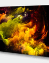 Glow of Interstellar Clouds - Contemporary Art on wrapped Canvas