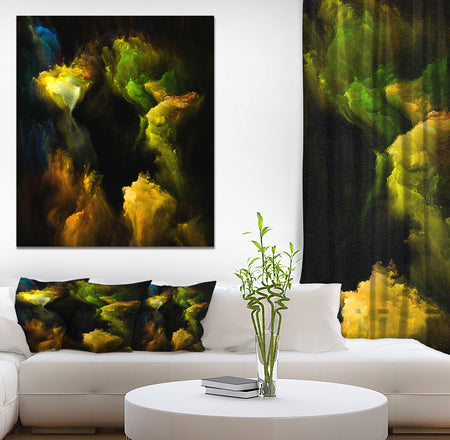 Elegance of Fractal Brush - Contemporary Art on wrapped Canvas