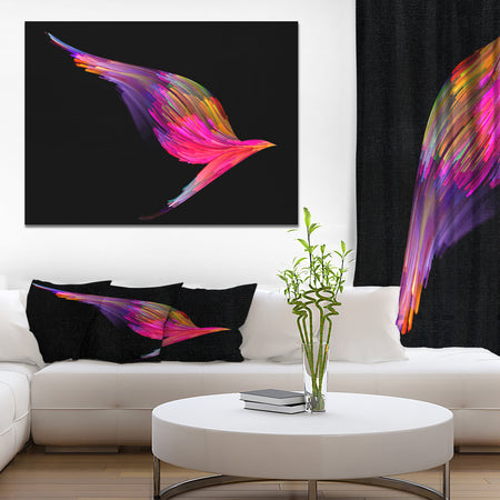 Flying Bird Design - Contemporary Art on wrapped Canvas