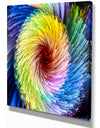 Virtual Vibrant Vortex - Contemporary Art on wrapped Canvas