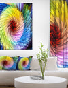 Virtual Vibrant Vortex - Contemporary Art on wrapped Canvas