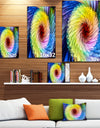 Virtual Vibrant Vortex - Contemporary Art on wrapped Canvas