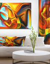 Lights of Passions - Abstract People Print on Wrapped Canvas