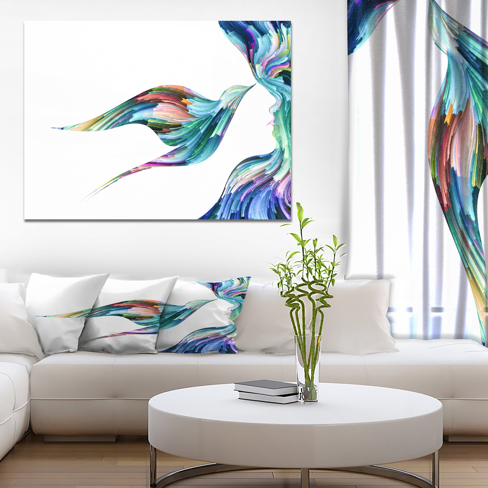 Game of Imagination - Contemporary Art on wrapped Canvas