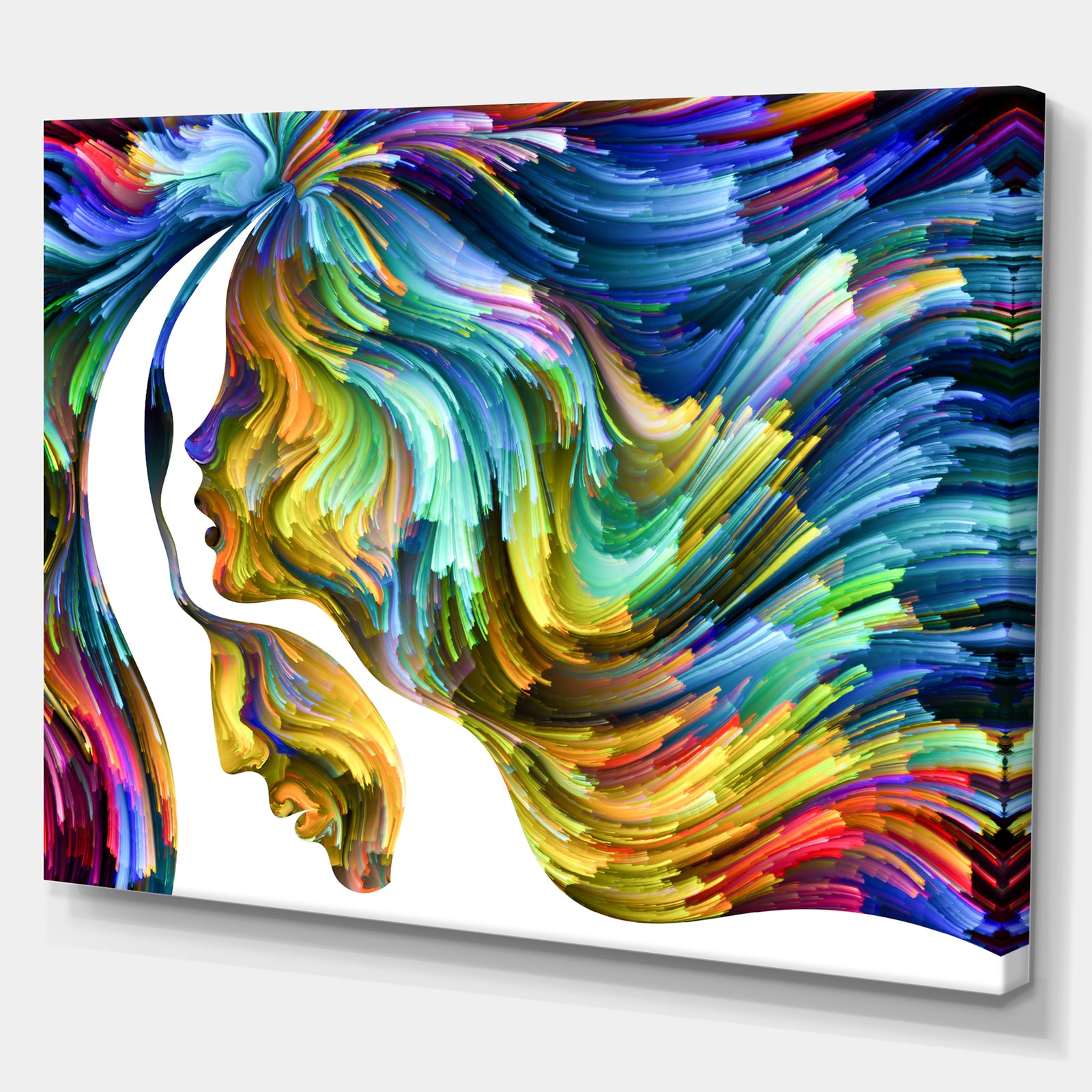 Dream Together - Abstract People Print on Wrapped Canvas