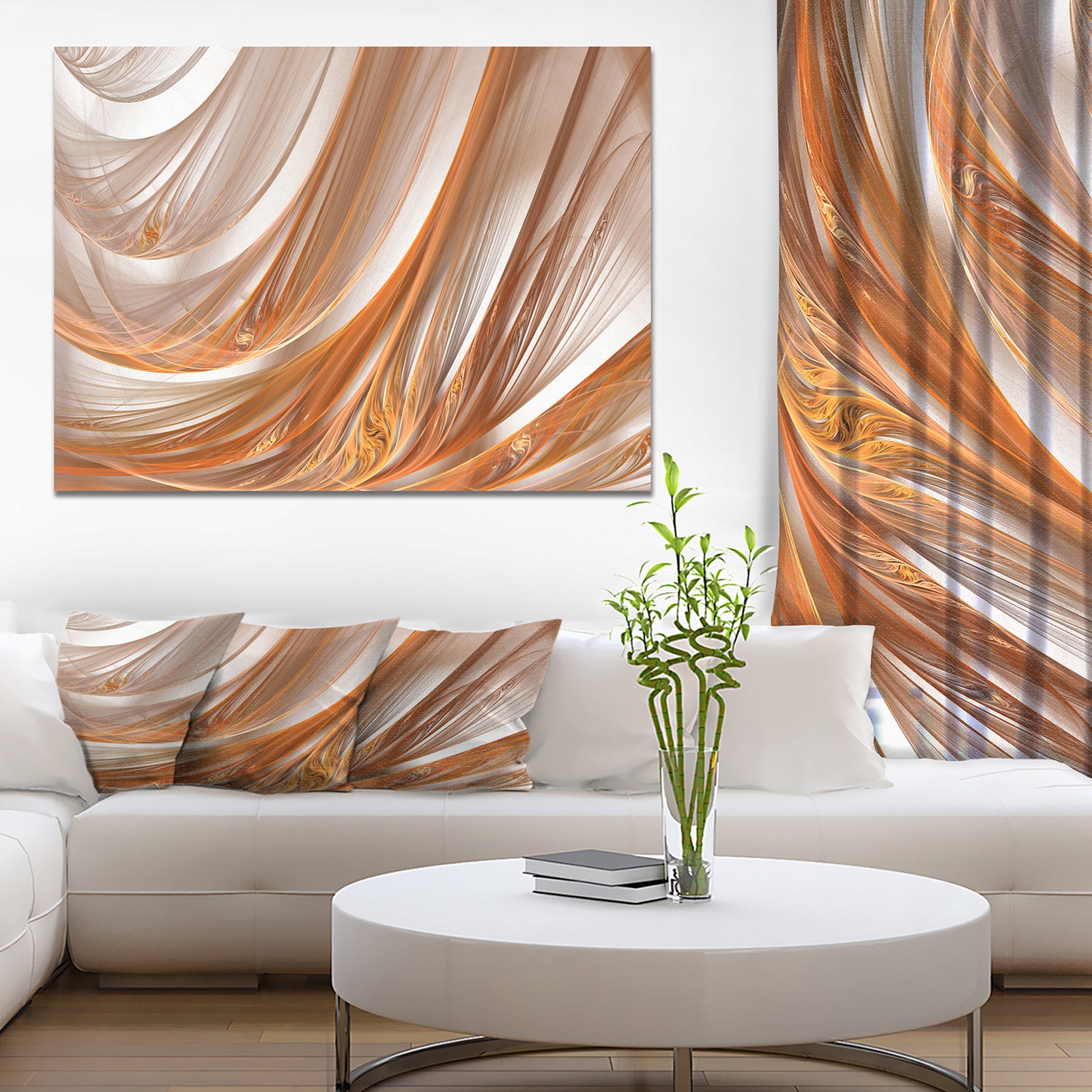 Modern Brown Shade - Contemporary Art on wrapped Canvas