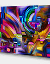 Virtual Color Division - Contemporary Art on wrapped Canvas