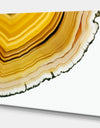 Precious Brown Agate - Stone Photographic on Wrapped Canvas