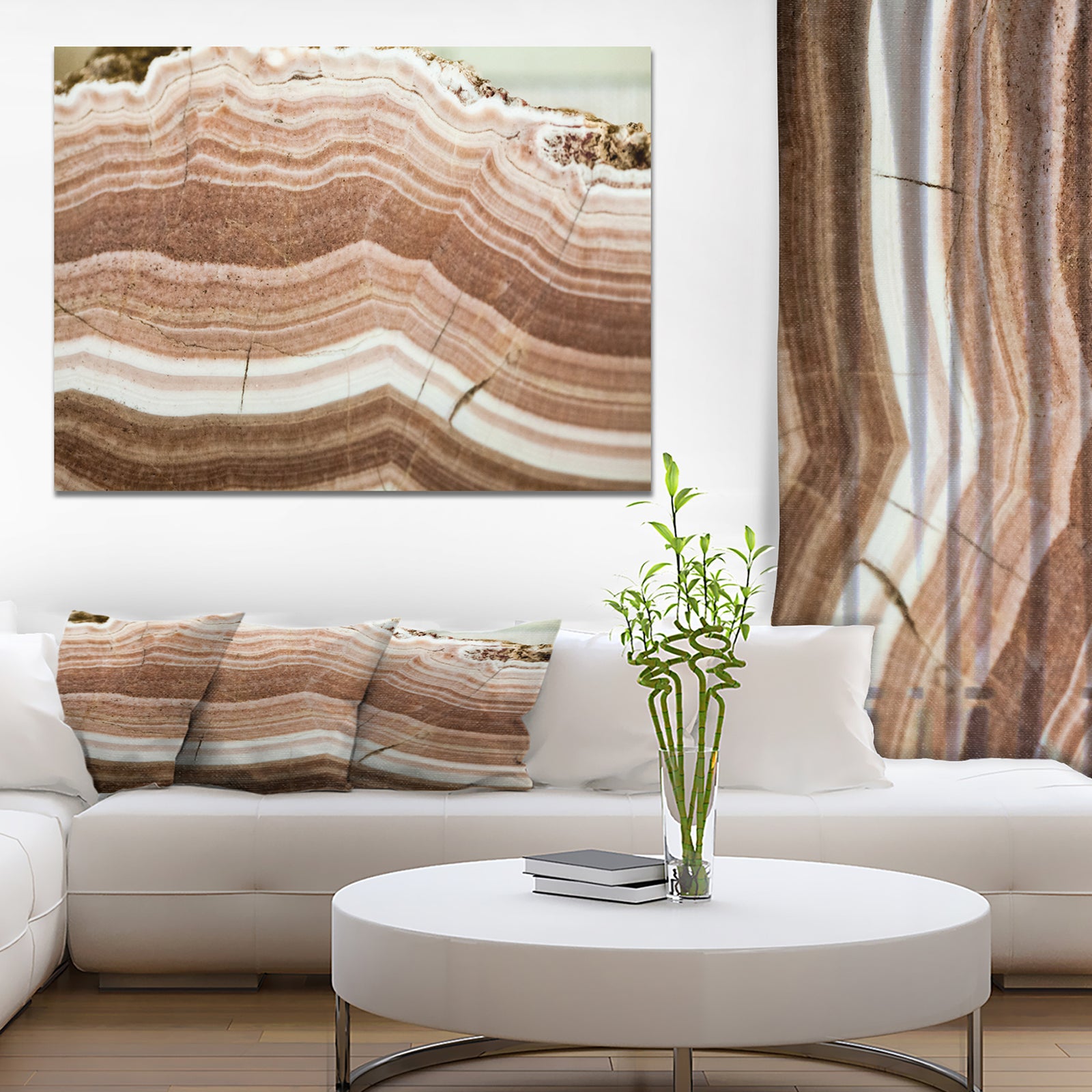Crystals minerals and stones - Stone Photographic on Wrapped Canvas