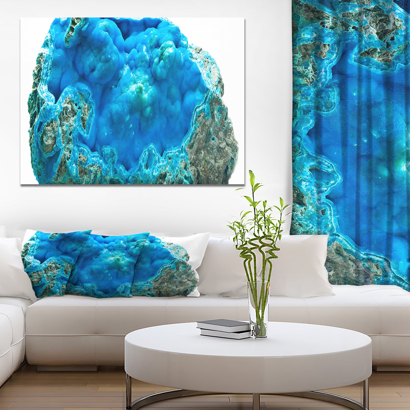 Hemimorphite - Stone Photographic on Wrapped Canvas