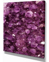 Purple Gems - Stone Photographic on Wrapped Canvas