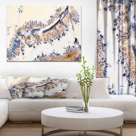 Decorative Moss Agate - Stone Photographic on Wrapped Canvas
