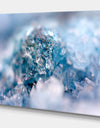 Blue crystals Agate - Stone Photographic on Wrapped Canvas