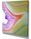 Natural agate - Stone Photographic on Wrapped Canvas