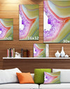 Natural agate - Stone Photographic on Wrapped Canvas