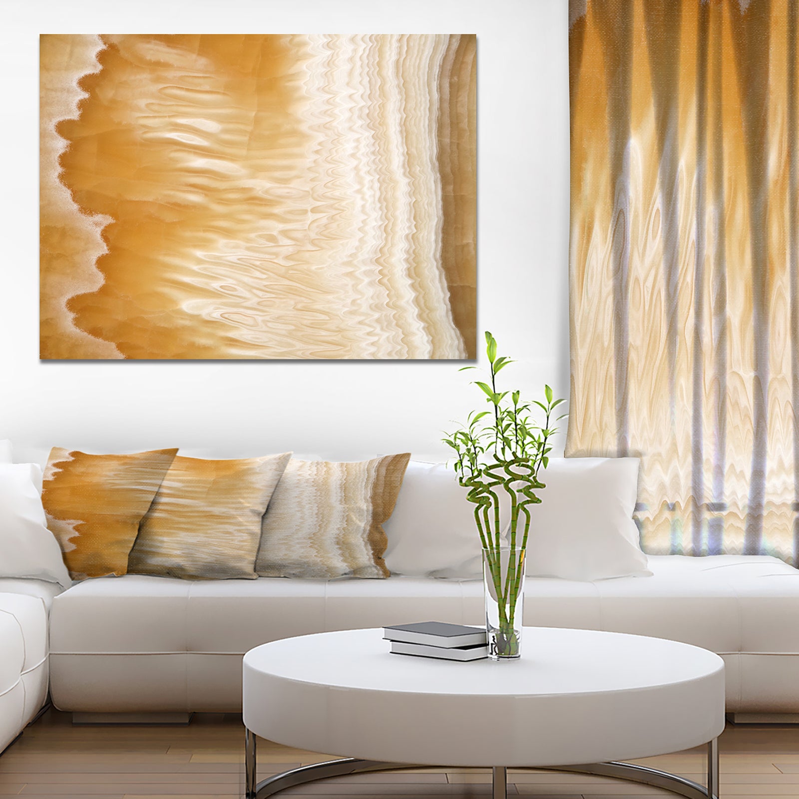 Marble stone background - Stone Photographic on Wrapped Canvas
