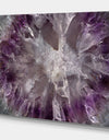 Crystal texture - Stone Photographic on Wrapped Canvas