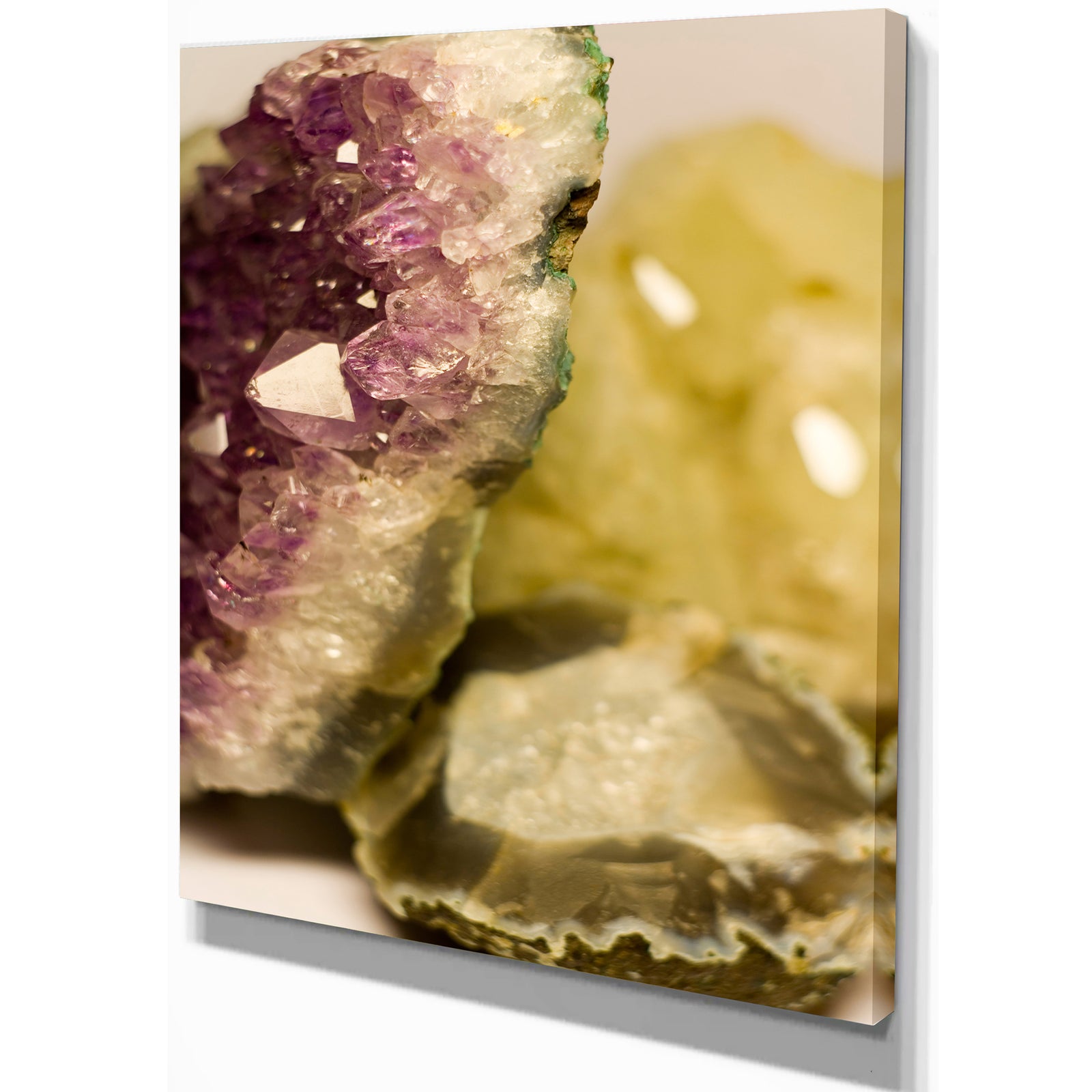 Crystals - Stone Photographic on Wrapped Canvas