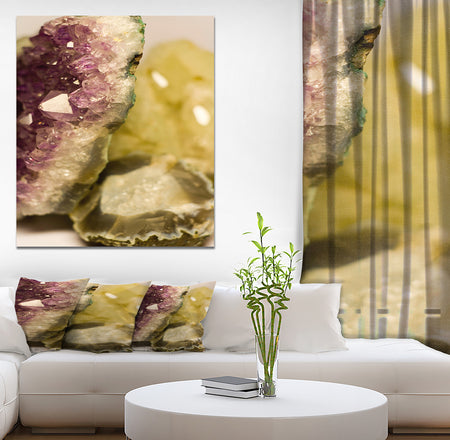 Crystals - Stone Photographic on Wrapped Canvas