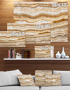 Onyx marble decorative stone texture with abstract lines - Stone Photographic on Wrapped Canvas