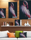 Pink Flamingo - Contemporary Art on wrapped Canvas