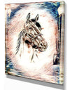 Freehand Horse - Farmhouse Animal Painting Print on Wrapped Canvas