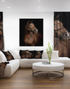 Horse Portrait - Animals photographyPrint on Wrapped Canvas