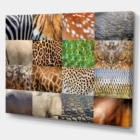 Real animals skin - Digital Art on wrapped Canvas