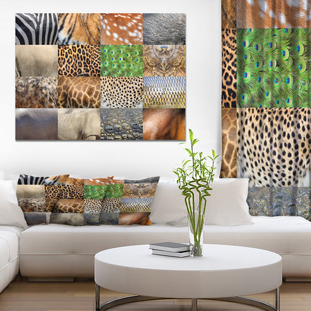 Real animals skin - Digital Art on wrapped Canvas