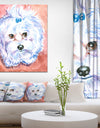 Sweet dog - Animals Painting Print on Wrapped Canvas