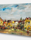 Historic City - Cityscapes Painting Print on Wrapped Canvas