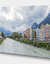 Mariahilf Street in Innsbruck Austria. - Cityscapes Photography on Wrapped Canvas